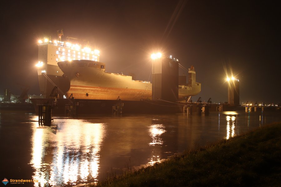 Fremantle Highway op transport naar China