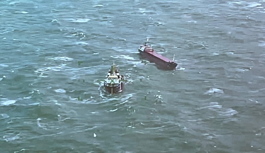 Valday in de problemen op de Noordzee